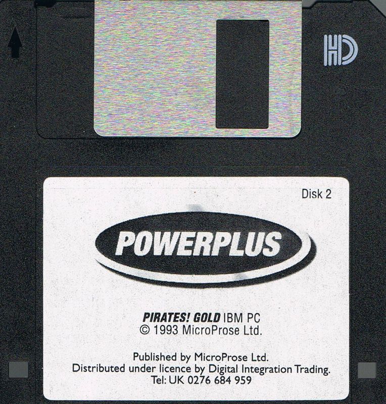 Media for Pirates! Gold (DOS) (Powerplus release): Disk 2