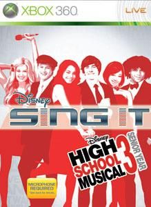 Front Cover for Disney Sing It: High School Musical 3 - Senior Year (Xbox 360) (Games on Demand release)