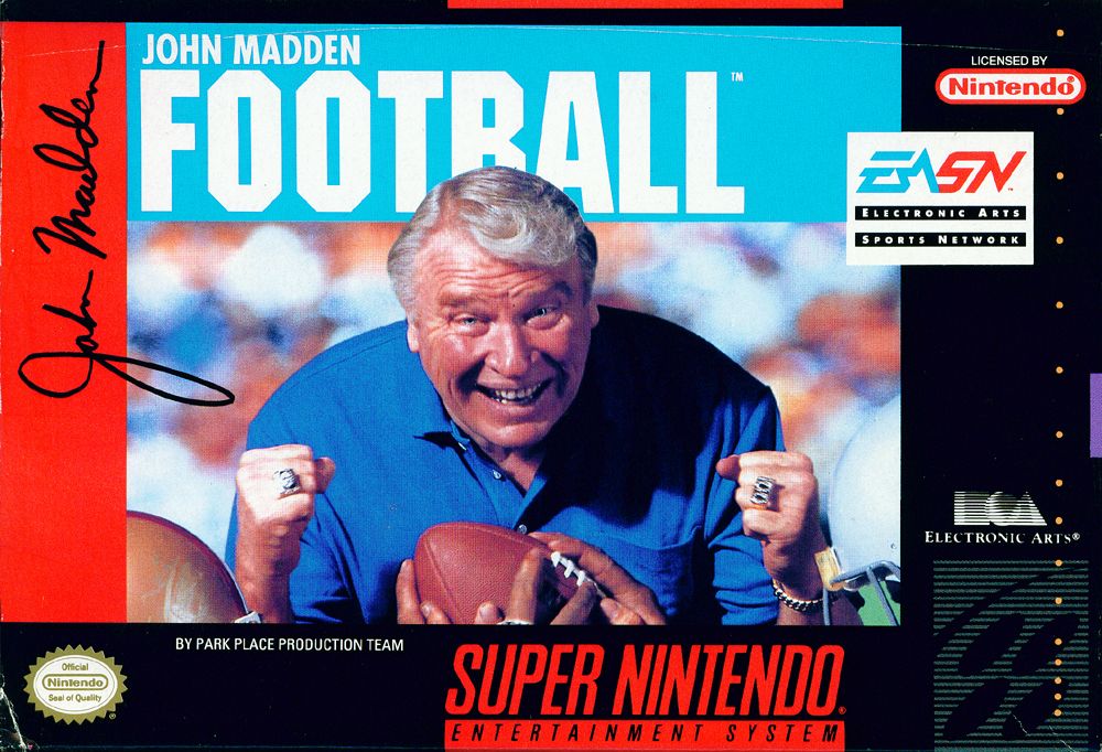 John Madden Football '92 cover or packaging material - MobyGames