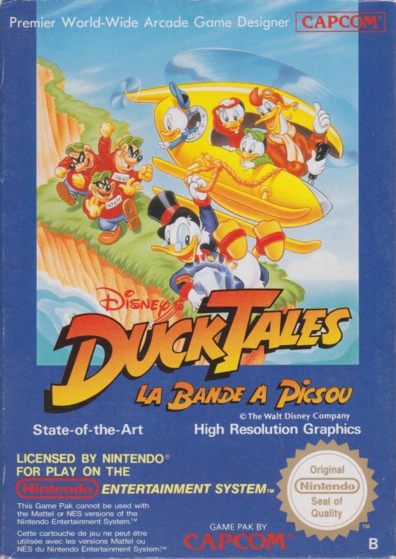 Front Cover for Disney's DuckTales (NES)