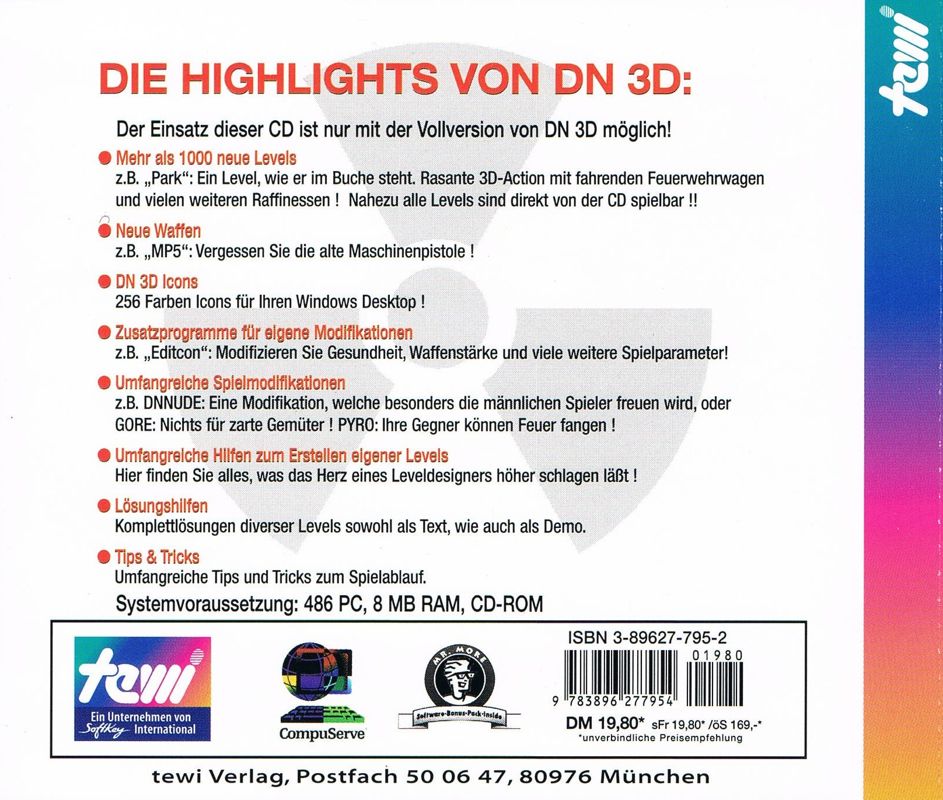 Back Cover for Come Get Some! Levels & Add-Ons für DN 3D (DOS)