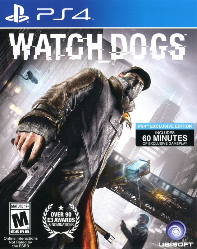 Front Cover for Watch_Dogs (PS4 Exclusive Edition) (PlayStation 4)