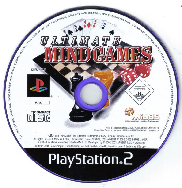 Media for Ultimate Mind Games (PlayStation 2)