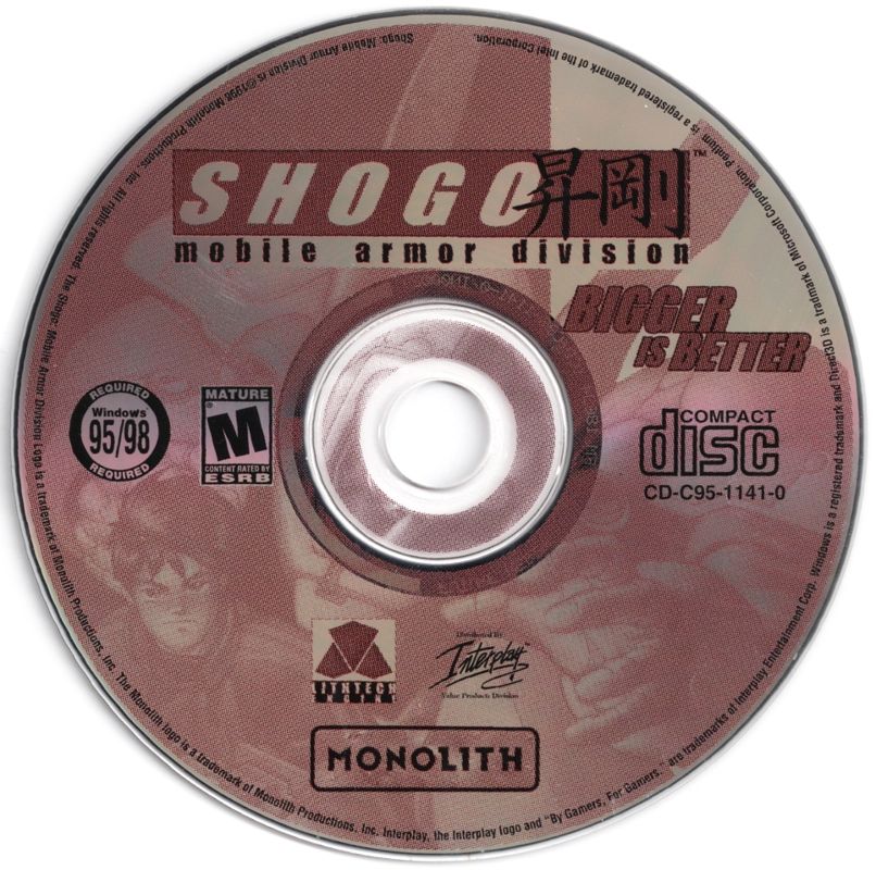 Shogo: Mobile Armor Division cover or packaging material - MobyGames