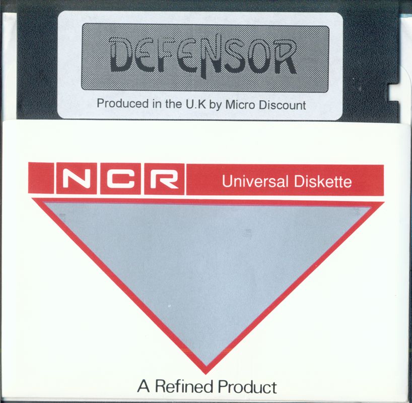 Media for Defensor (Atari 8-bit) (5.25" disk release)