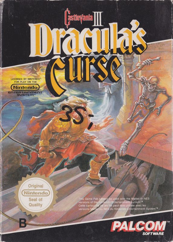 Front Cover for Castlevania III: Dracula's Curse (NES)