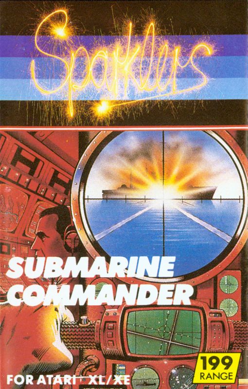 Front Cover for Submarine Commander (Atari 8-bit) (199 Range Sparklers re-release)