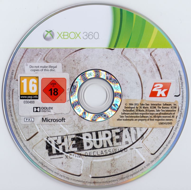 Media for The Bureau: XCOM Declassified (Xbox 360) (Saturn special release)