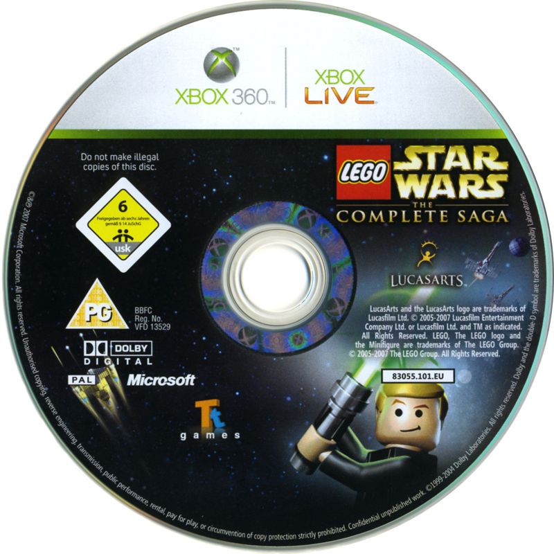 Media for LEGO Star Wars: The Complete Saga (Xbox 360)