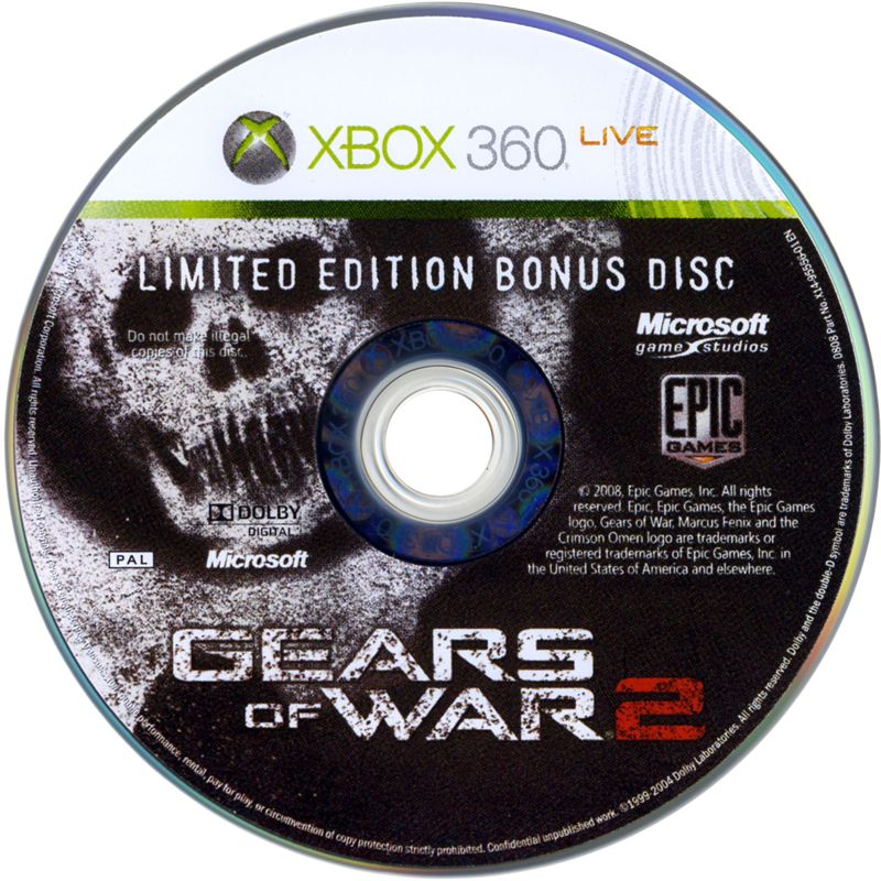 Extras for Gears of War 2 (Limited Edition) (Xbox 360): Bonus Disc