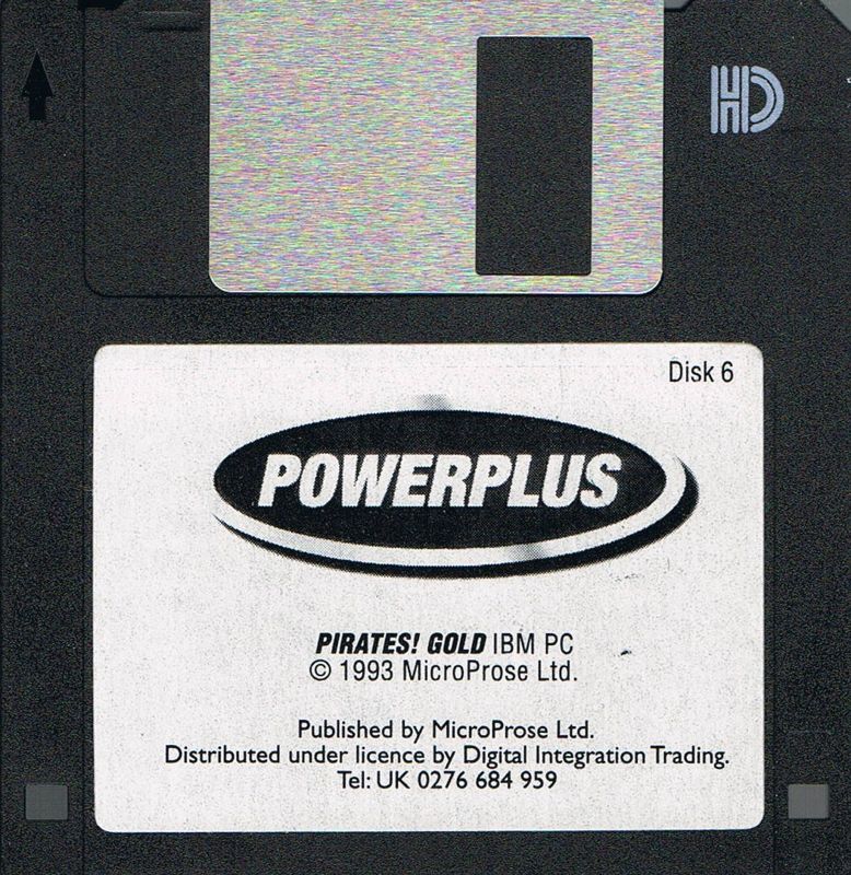 Media for Pirates! Gold (DOS) (Powerplus release): Disk 6