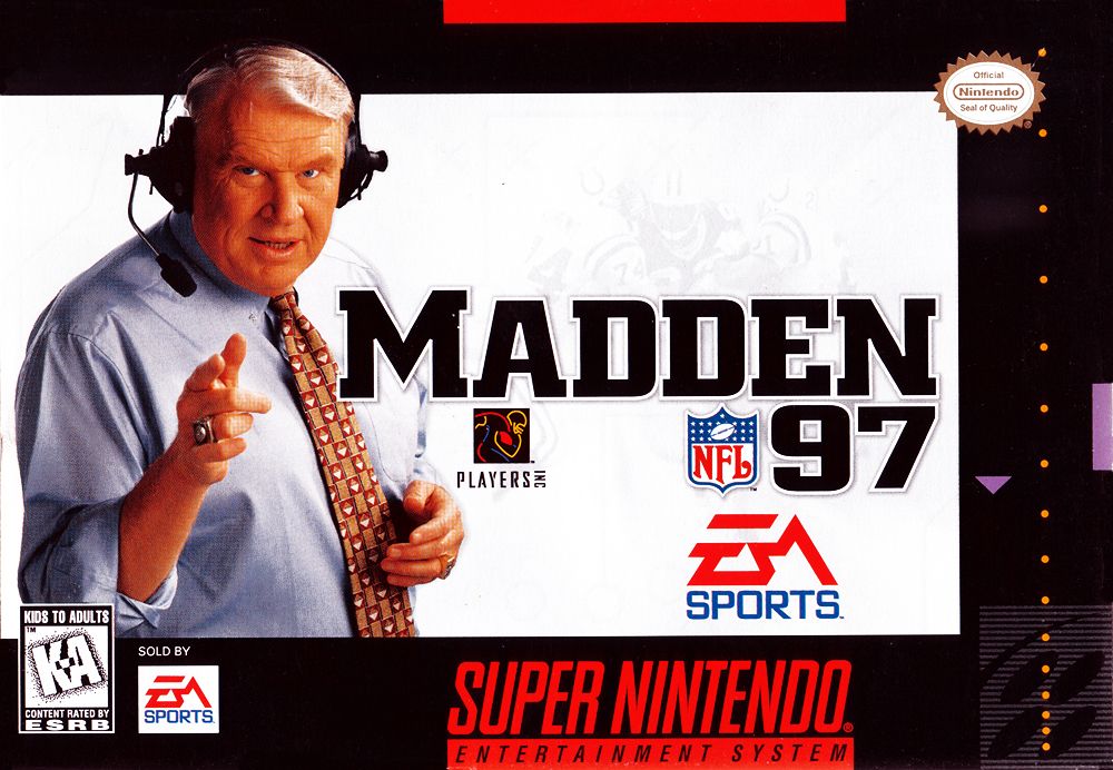 Front Cover for Madden NFL 97 (SNES)