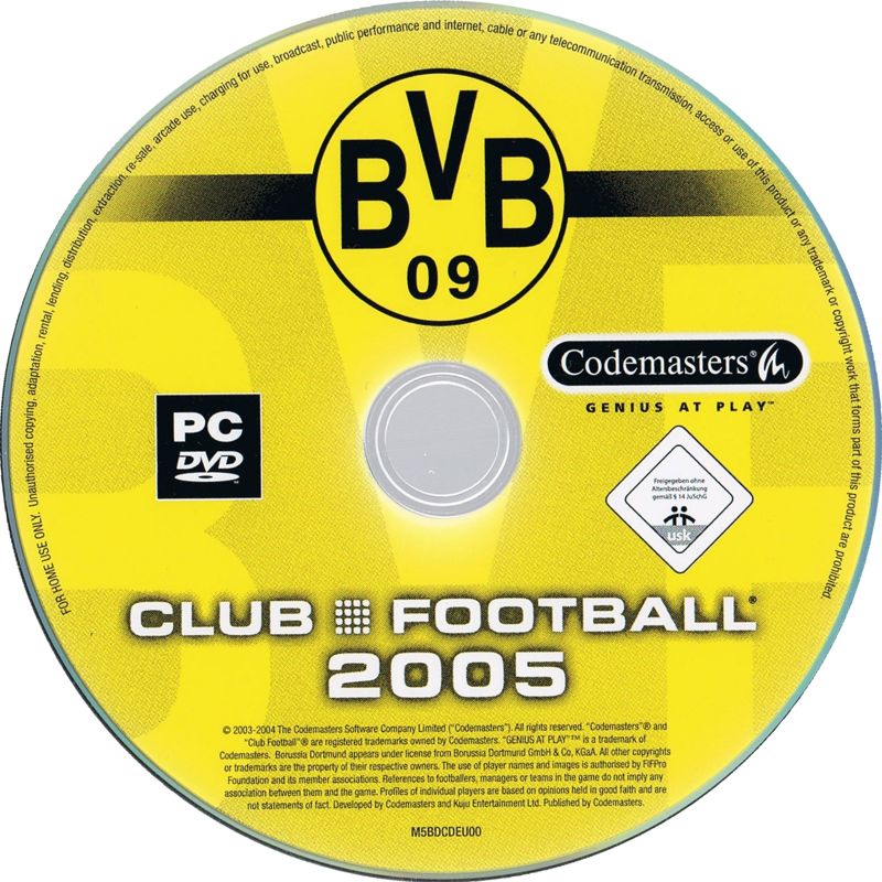 Media for Club Football 2005 (Windows) (Borussia Dortmund version)