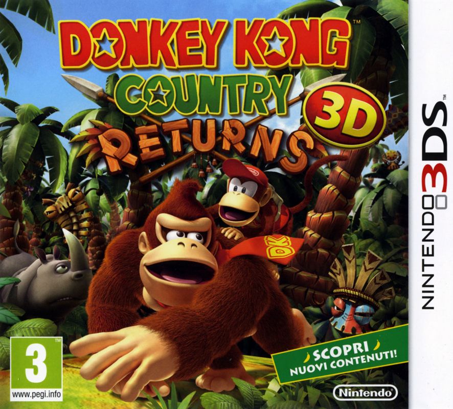 Front Cover for Donkey Kong Country Returns 3D (Nintendo 3DS)