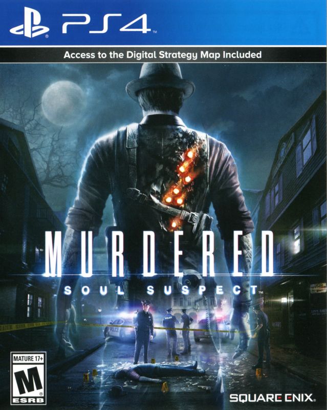 Front Cover for Murdered: Soul Suspect (PlayStation 4)