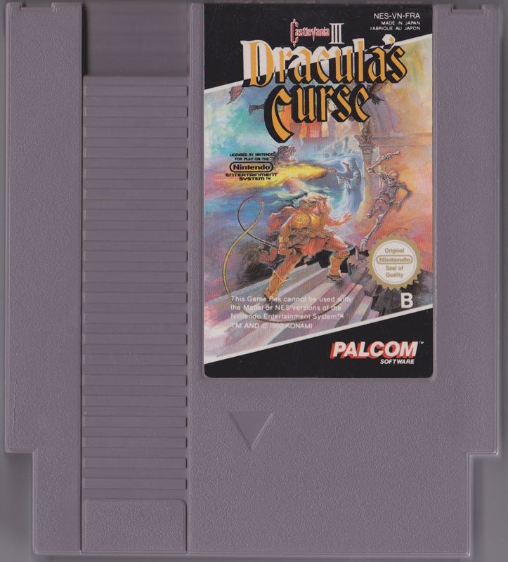 Media for Castlevania III: Dracula's Curse (NES): Front