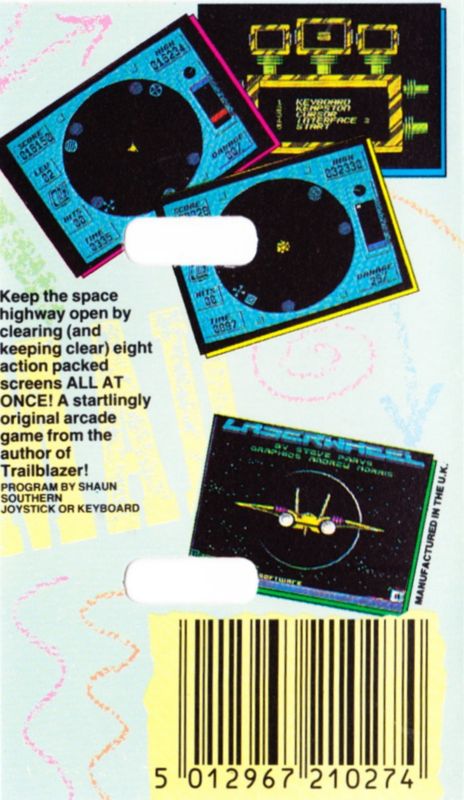 Back Cover for Lazer Wheel (ZX Spectrum)