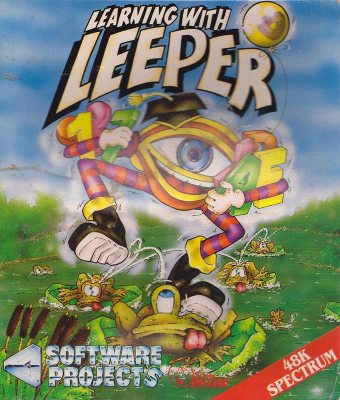 Front Cover for Learning with Leeper (ZX Spectrum)