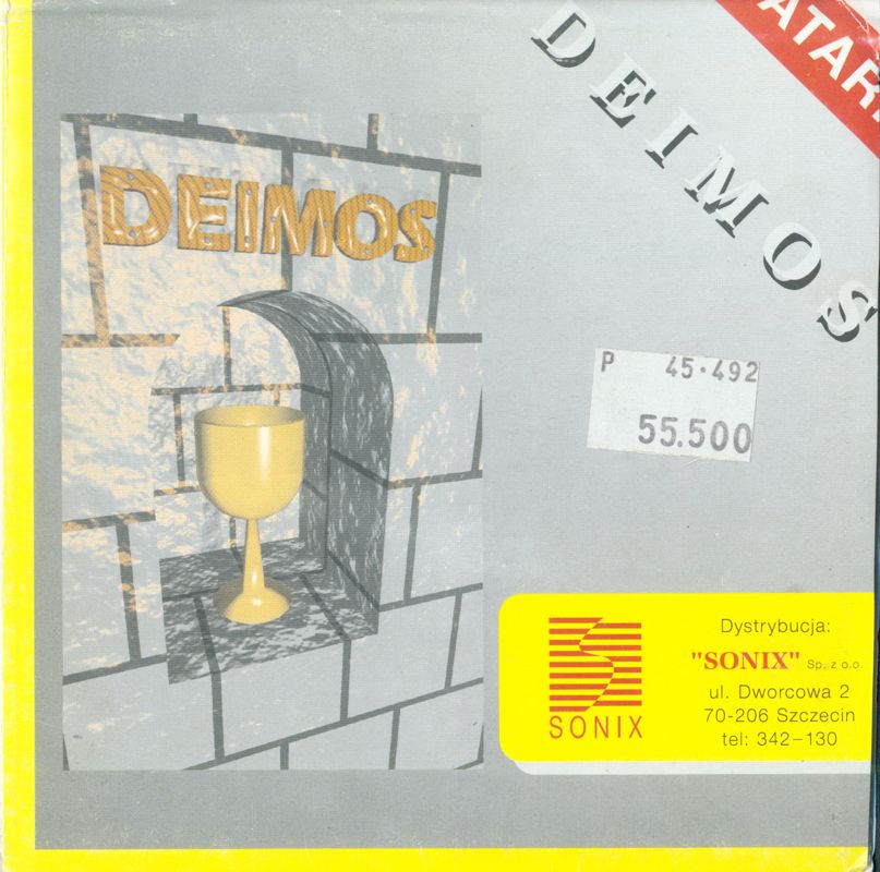 Front Cover for Deimos (Atari 8-bit) (5.25" disk release)