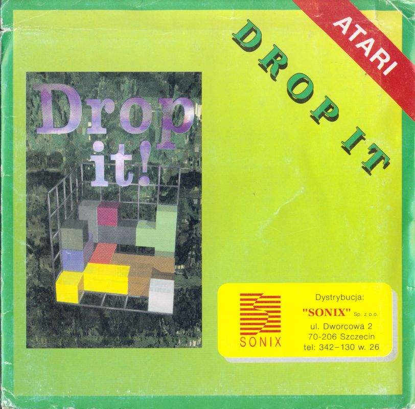 Front Cover for Drop It! (Atari 8-bit) (5.25" disk release)