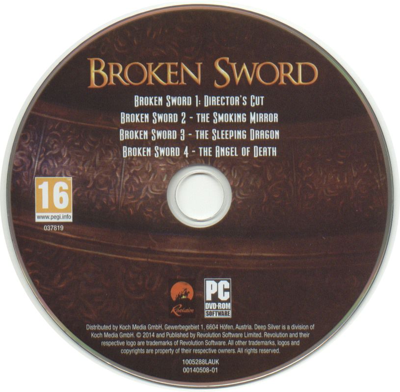 Media for Broken Sword 5: The Serpent's Curse (Backer Edition) (Linux and Macintosh and Windows): Disc 2