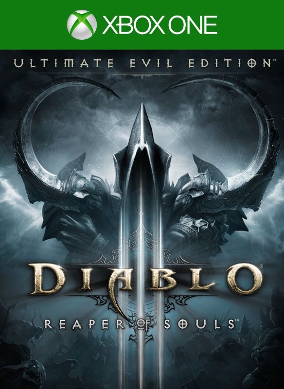 Front Cover for Diablo III: Reaper of Souls - Ultimate Evil Edition (Xbox One) (download release): 1st version