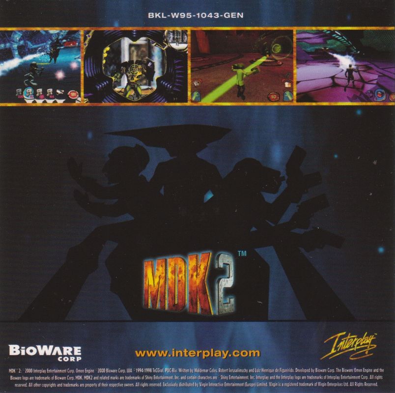 Other for MDK: Snipers Edition (Windows): MDK 2 - Jewel Case - Front Inlay