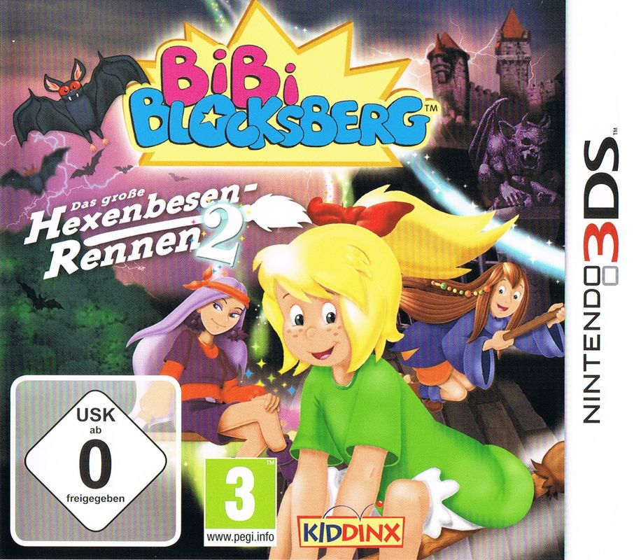 Front Cover for Bibi Blocksberg: Das große Hexenbesen-Rennen 2 (Nintendo 3DS)