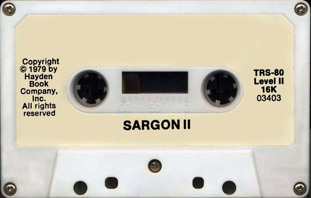 Media for Sargon II (TRS-80)