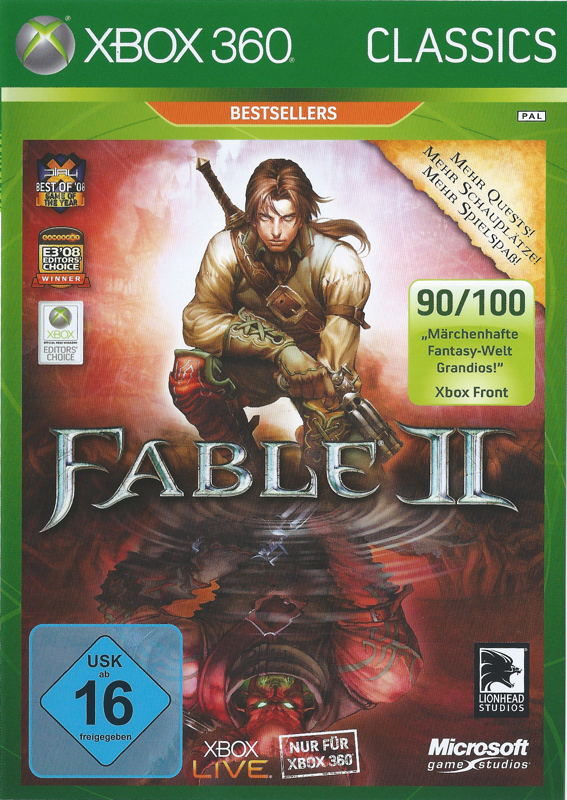 Front Cover for Fable II: Platinum Hits (Xbox 360) (Classics release)