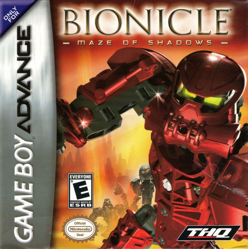 Front Cover for Bionicle: Maze of Shadows (Game Boy Advance)