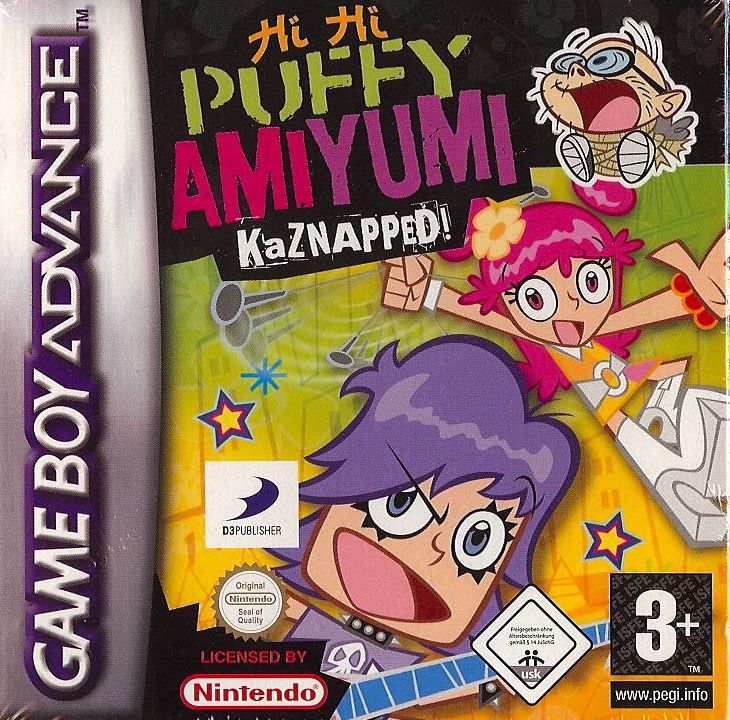 Front Cover for Hi Hi Puffy AmiYumi: Kaznapped! (Game Boy Advance)