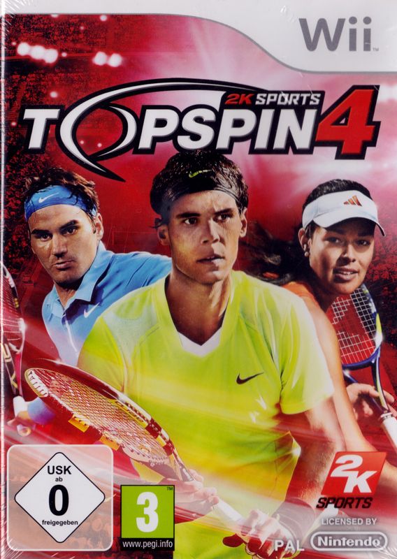 Front Cover for Top Spin 4 (Wii)