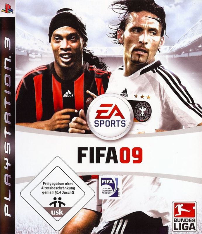 Front Cover for FIFA Soccer 09 (PlayStation 3)