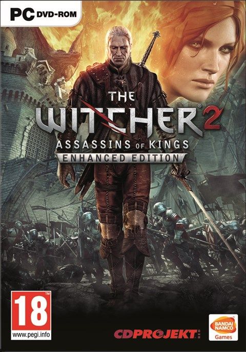 Front Cover for The Witcher 2: Assassins of Kings - Enhanced Edition (Windows) (GameFly Digital release)