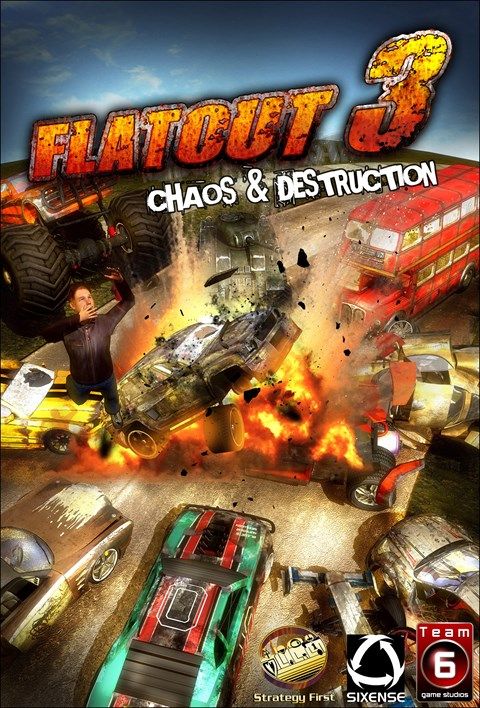 Front Cover for FlatOut 3: Chaos & Destruction (Windows) (GameFly Digital release)