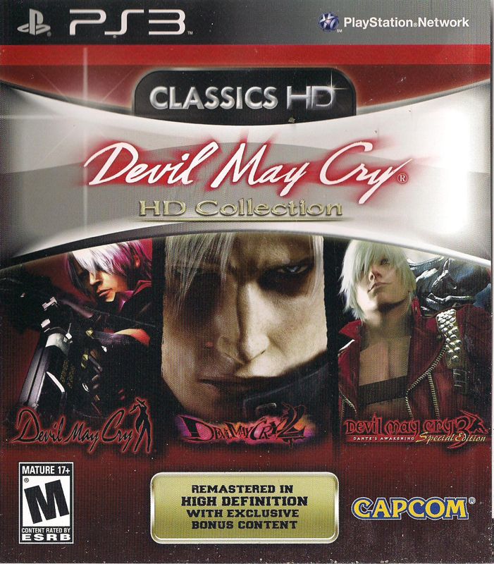 Front Cover for Devil May Cry: HD Collection (PlayStation 3)