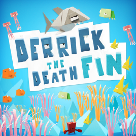 Front Cover for Derrick the Deathfin (Linux and Macintosh and Windows) (Steam Greenlight cover)