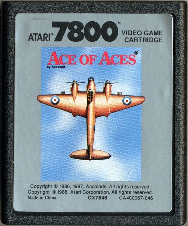 Media for Ace of Aces (Atari 7800)