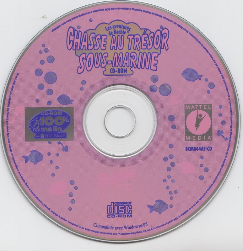 Media for Adventures with Barbie: Ocean Discovery (Windows) (CD-ROM 100% Malin release (Mattel Interactive 2000))