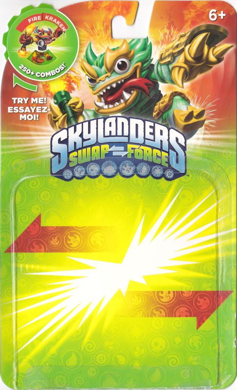 Front Cover for Skylanders: Swap Force - Fire Kraken (Nintendo 3DS and PlayStation 3 and PlayStation 4 and Wii and Wii U and Xbox 360 and Xbox One) (Jade Fire Kraken)