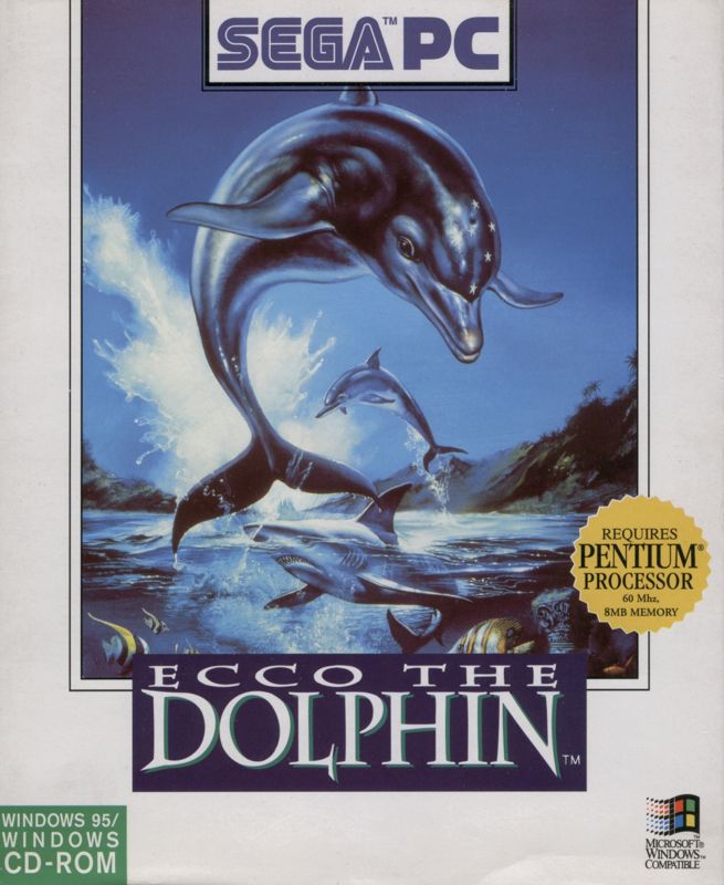 Front Cover for Ecco the Dolphin (Windows 16-bit)