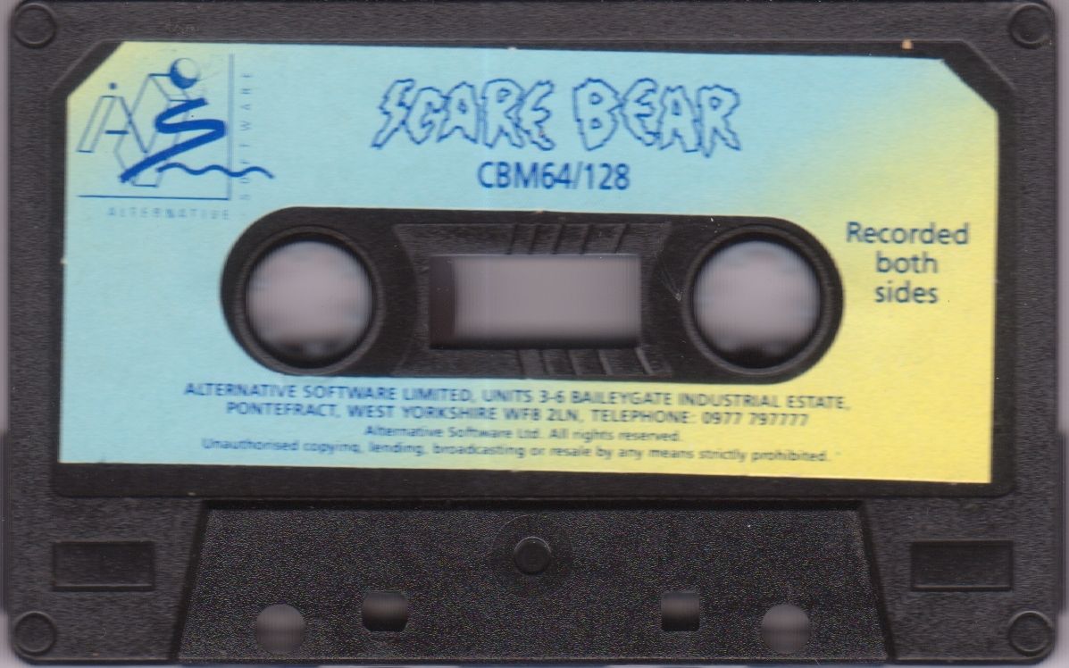 Media for Scare Bear (Commodore 64) (199 Range Budget Release)