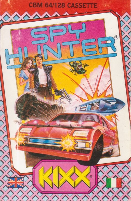 Front Cover for Spy Hunter (Commodore 64) (KIXX release with white tape)