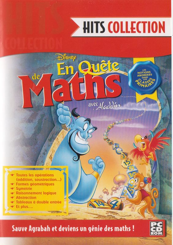 Front Cover for Disney's Math Quest with Aladdin (Windows) (Hits Collection release (Mindscape 2003))