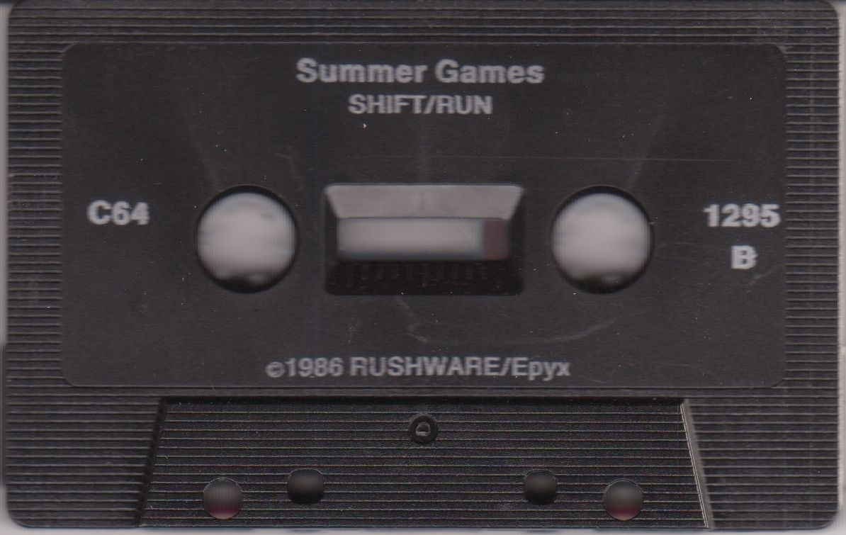 Media for Summer Games (Commodore 64) (Rushware Release Tape-Version)
