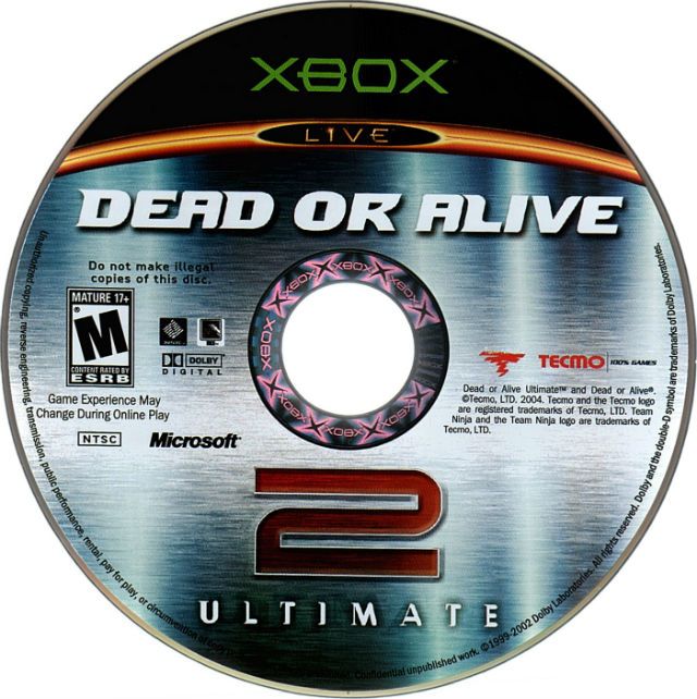 Media for Dead or Alive: Ultimate (Xbox): Disc 2