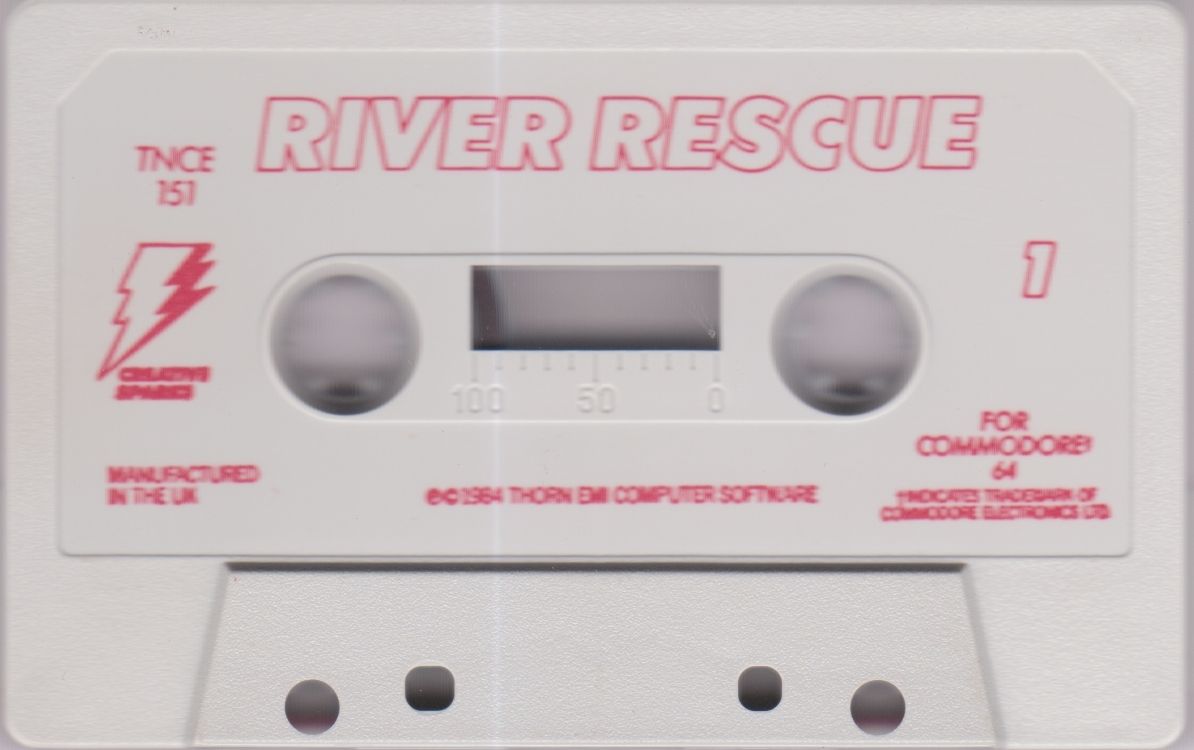 Media for River Rescue: Racing Against Time (Commodore 64)