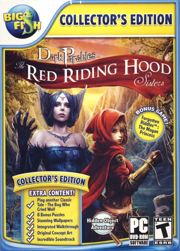 Front Cover for Dark Parables: The Red Riding Hood Sisters (Collector's Edition) (Windows) (Bonus Game included)