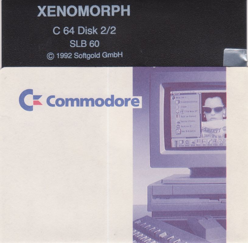 Media for Xenomorph (Commodore 64) (Top Shots Budget Release): Disk 2/2